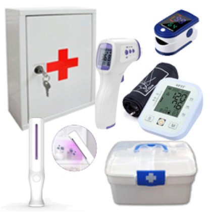 Οξύμετρα, θήλαστρα, μπαστούνια, θερμόμετρα, πιεσόμετρα,