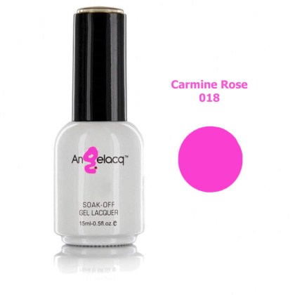 Βερνίκι Ημιμόνιμο Επαγγελματικό Carmine Rose 018 15ml-0.5fl.oz ANGELACQ