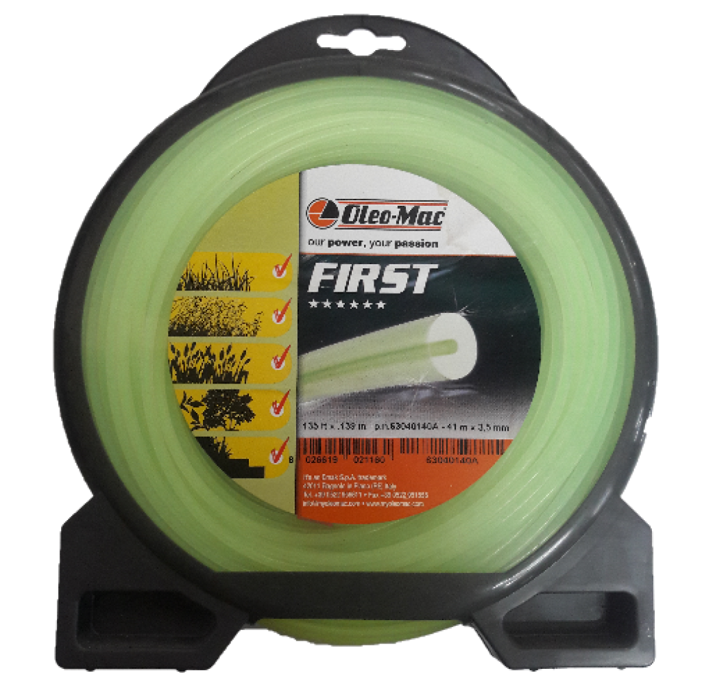 oleo-mac-μεσινέζα-νήμα-στρογγυλό-3-5mmx41m
