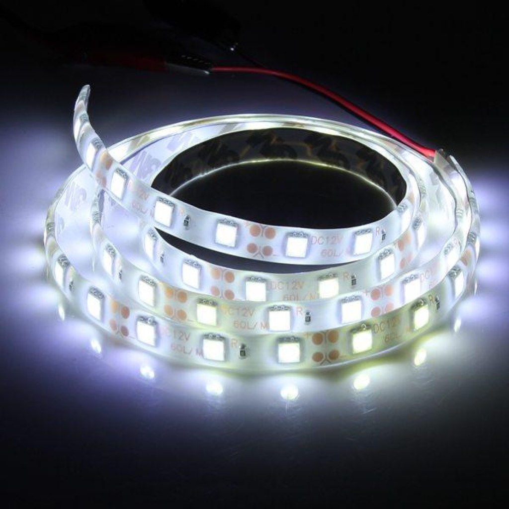 foyu ταινία-led-5050-1-μέτρου-12v-6500k-ψυχρό-λευκό-ip65