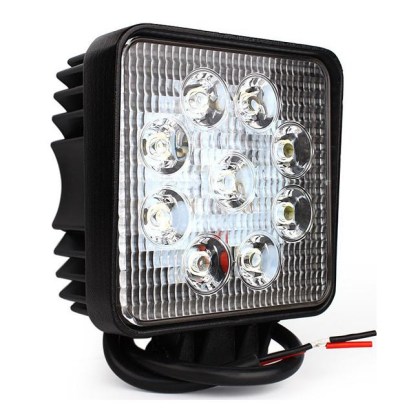 Τετράγωνος Προβολέας Αυτοκινήτου LED WORK LIGHT ip67 27W, DC10-30V