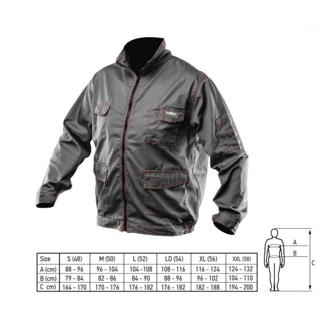 Μπουφάν Eργασίας ,65% Polyester ,35% Βαμβακερό,245G/M2