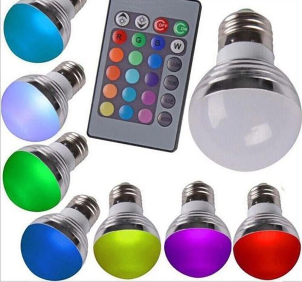 ασύρματη-πολύχρωμη-έξυπνη-λάμπα-led-3-watt-e27-με-τηλεχειριστήριο