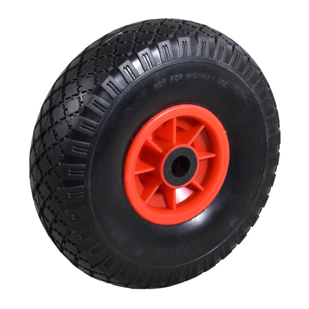 ΤΡΟΧΟΣ Φ260 mm -10''Χ3.00-4 ΜΕ ΠΛΑΣΤΙΚΗ ΖΑΝΤΑ Φ 20mm ΠΟΛΥΟΥΡΕΘΑΝΗΣ