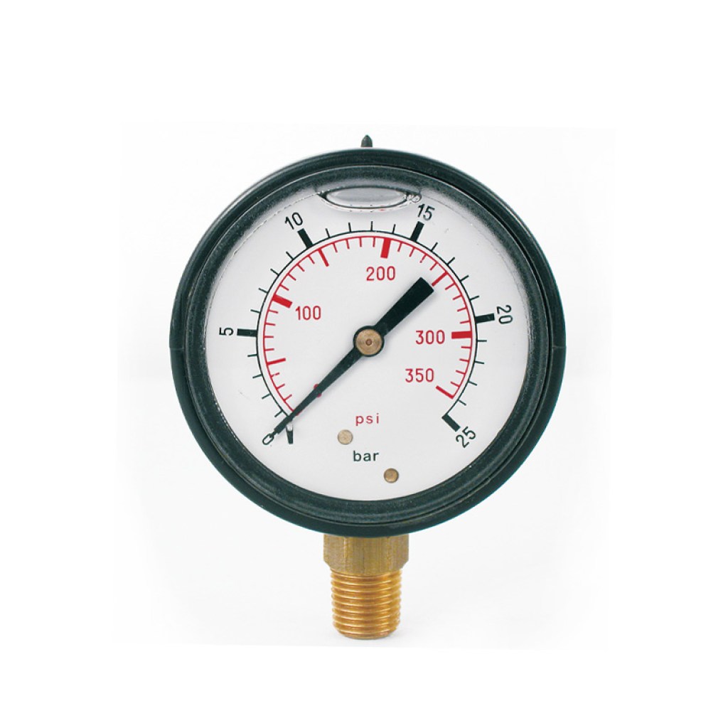 ΜΑΝΟΜΕΤΡΟ ΓΛΥΚΕΡΙΝΗΣ 1/4'' - Φ63 - 0-16 bar - ΠΙΣΩ ΒΟΛΤΑ