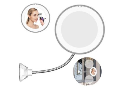 Μεγεθυντικός Καθρέπτης με Φωτισμό Led - Ultra Flexible Mirror 5x Magnification