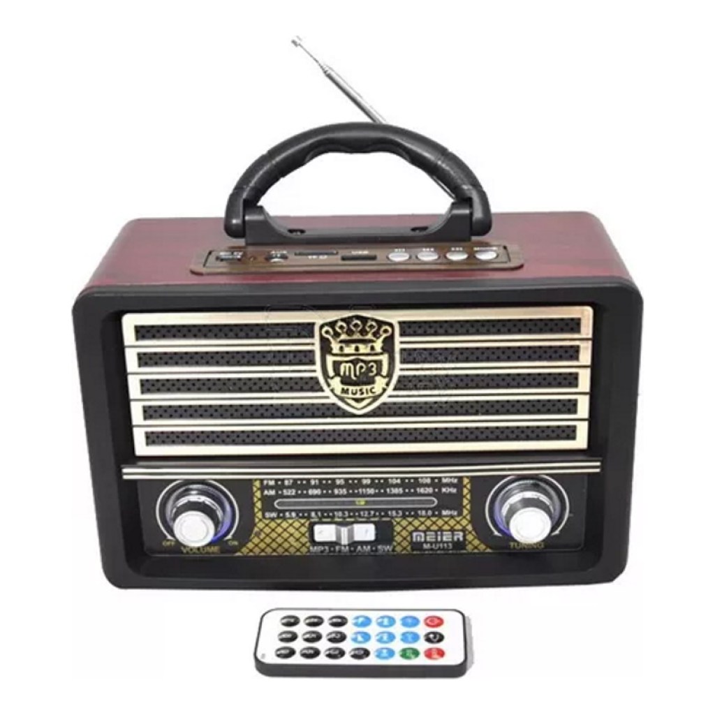 -m-113bt-meier-φορητό-επαναφορτιζόμενο-ρετρό-ράδιο-fm-bluetooth-tf-usb-με-τηλεχειριστήριο