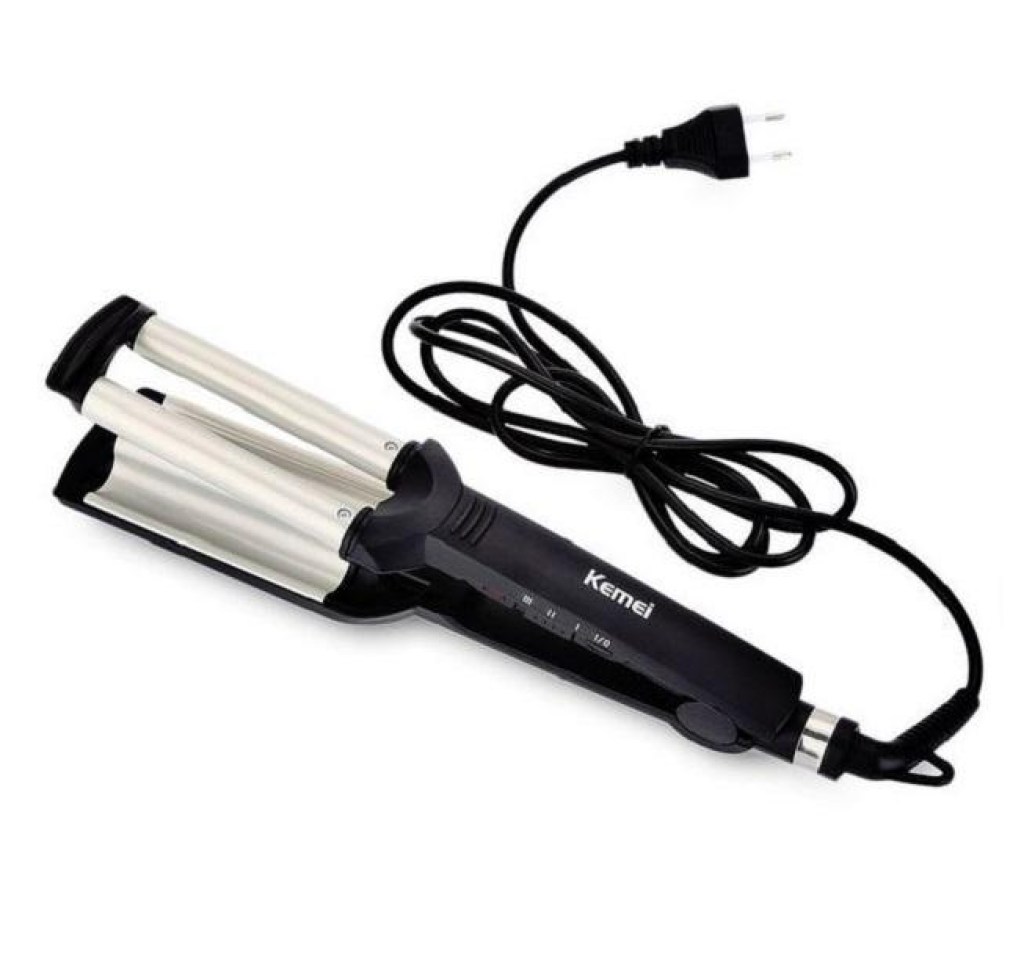 Τριπλή Πρέσσα Μαλλιών για Κυματιστά Μαλλιά KEMEI KM-2022