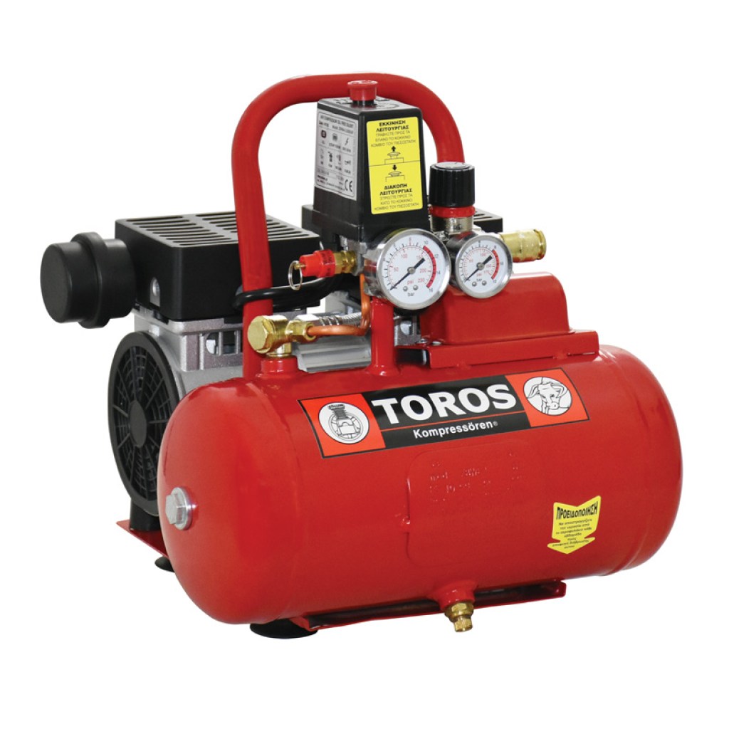 ΑΕΡΟΣΥΜΠΙΕΣΤΗΣ  OILFREE ΧΑΜΗΛΟΥ ΘΟΡΥΒΟΥ  6LT, 0,75HP