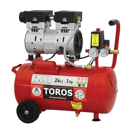 ΑΕΡΟΣΥΜΠΙΕΣΤΗΣ  OILFREE ΧΑΜΗΛΟΥ  ΘΟΡΥΒΟΥ 24LT, 1HP