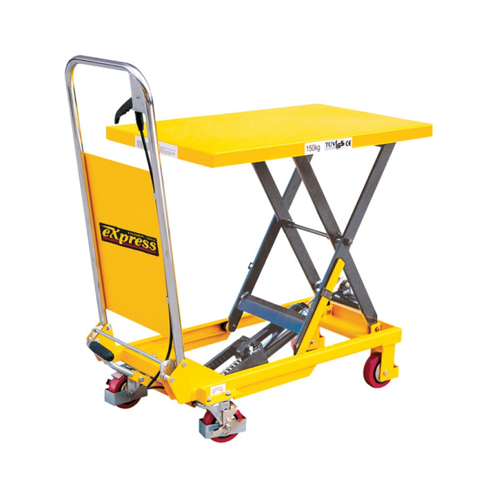 ΥΔΡΑΥΛΙΚΟΣ ΠΑΓΚΟΣ ΤΡΟΧΗΛΑΤΟΣ 150kg ΜΕΓΙΣΤΗΣ ΑΝΥΨΩΣΗΣ 740mm