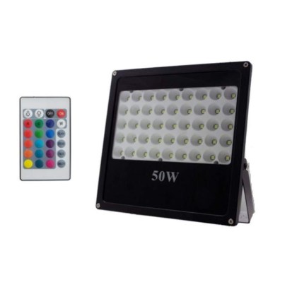 προβολέας-led-αδιάβροχος-ip66-50w-rgb-με-τηλεχειριστήριο