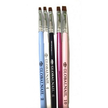 globalnail-πινέλα-νυχιών-σετ-5-τεμ-νο-2-4-6-8-10-για-gel-acrygel