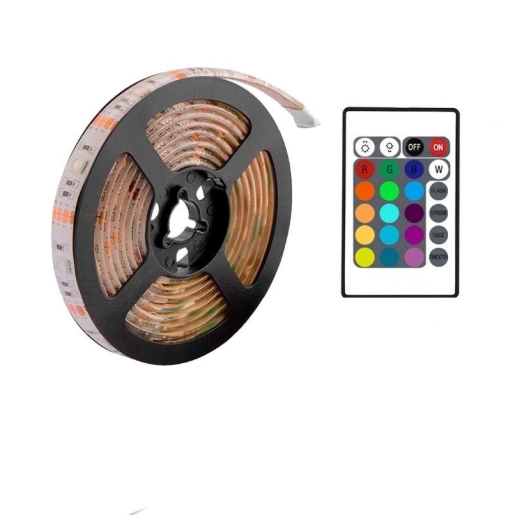 ταινία-led-smd5050-1μέτρου-12v-rgb-με-τηλεχειριστήριο-ip65