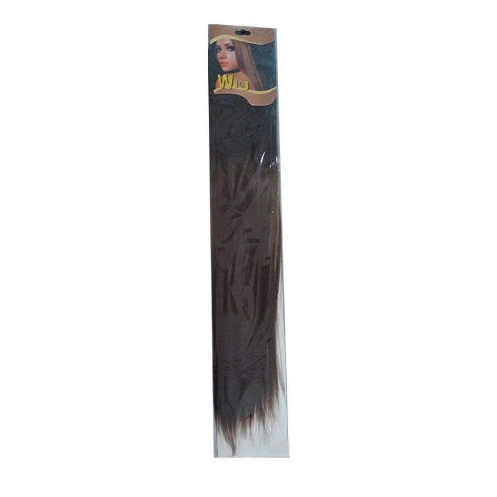 4-wig-τρέσα-μαλλιών-ίσια-μακριά-60cm-με-κλιπς-χρώμα-καστανό