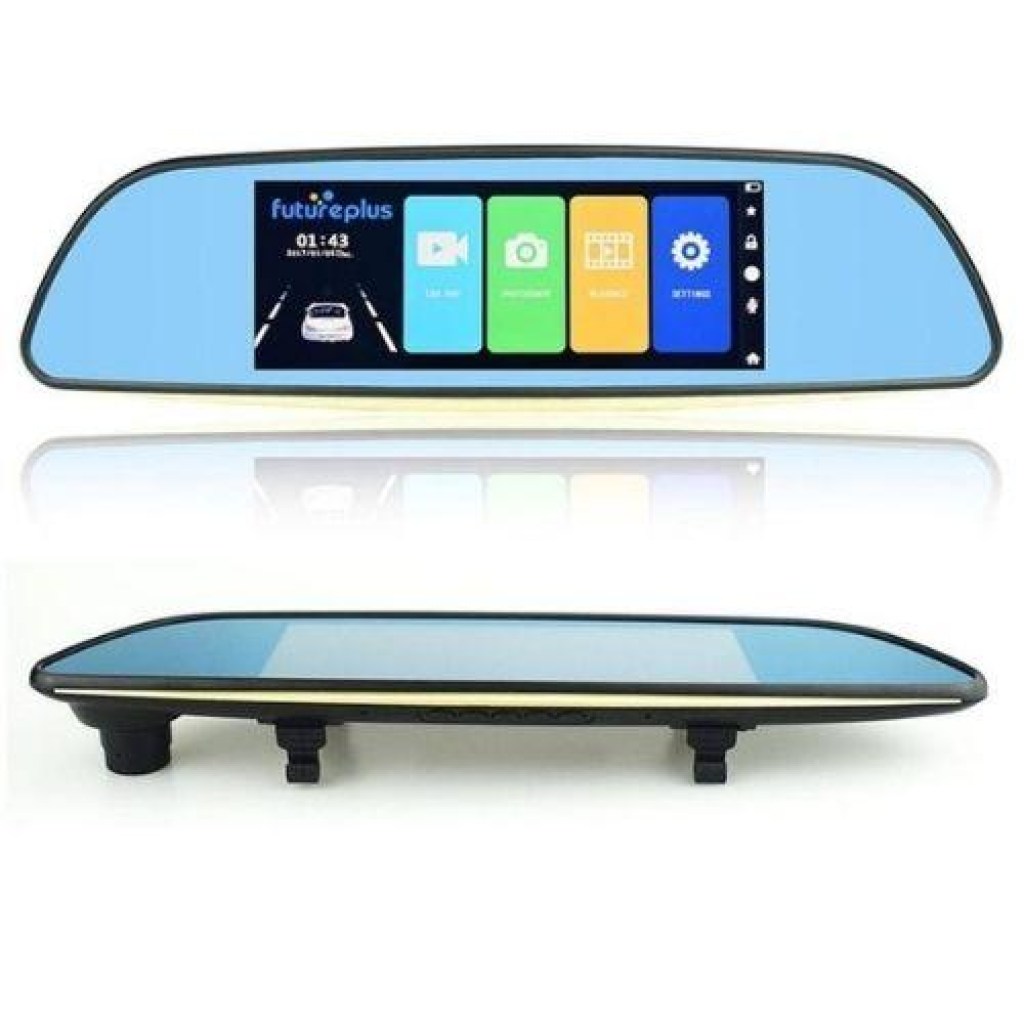 Καθρέπτης Αυτοκινήτου 7" inch Touch Screen με 2 Κάμερες Vehicle Blackbox DVR HD 1080p 