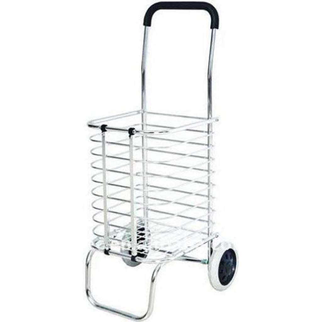 Καροτσάκι Λαϊκής Αλουμινίου με 2 Ρόδες Πτυσσόμενο Χωρητικότητας 40 Λίτρων