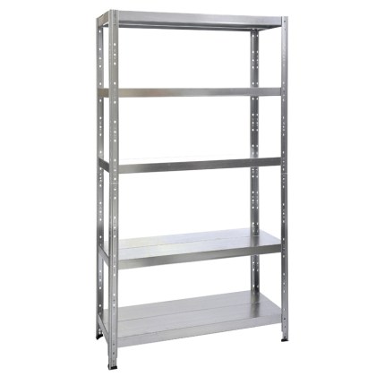 ΡΑΦΙΕΡΑ ΜΕΤΑΛΛΙΚΗ ΓΑΛΒΑΝΙΖΕ 100x40x195 - 260kg - 5 ΡΑΦΙΑ