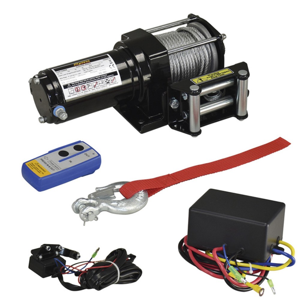 ΗΛΕΚΤΡΙΚΟΣ ΕΡΓΑΤΗΣ ΟΧΗΜΑΤΩΝ 12V 1361 KG ΜΕ ΕΝΣΥΜΑΡΤΟ ΚΑΙ ΑΣΥΡΜΑΤΟ ΧΕΙΡΙΣΤΗΡΙΟ