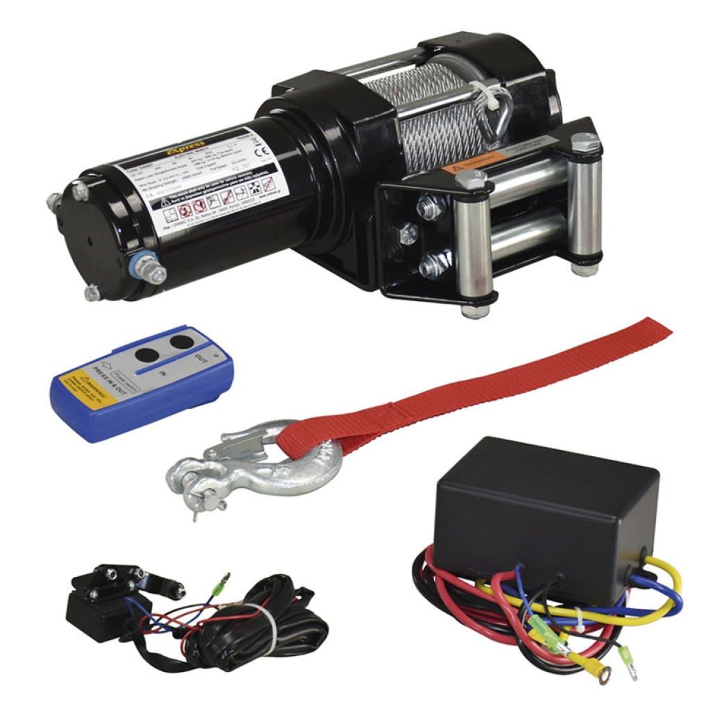 ΗΛΕΚΤΡΙΚΟΣ ΕΡΓΑΤΗΣ ΟΧΗΜΑΤΩΝ 12V 1588 KG ΜΕ ΕΝΣΥΜΑΡΤΟ ΚΑΙ ΑΣΥΡΜΑΤΟ ΧΕΙΡΙΣΤΗΡΙΟ