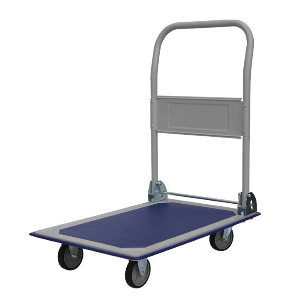 ΠΛΑΤΦΟΡΜΑ ΜΕΤΑΛΛΙΚΗ 150 KG - 735Χ475 - 4 ΤΡΟΧΟΙ TPR Φ 100 mm