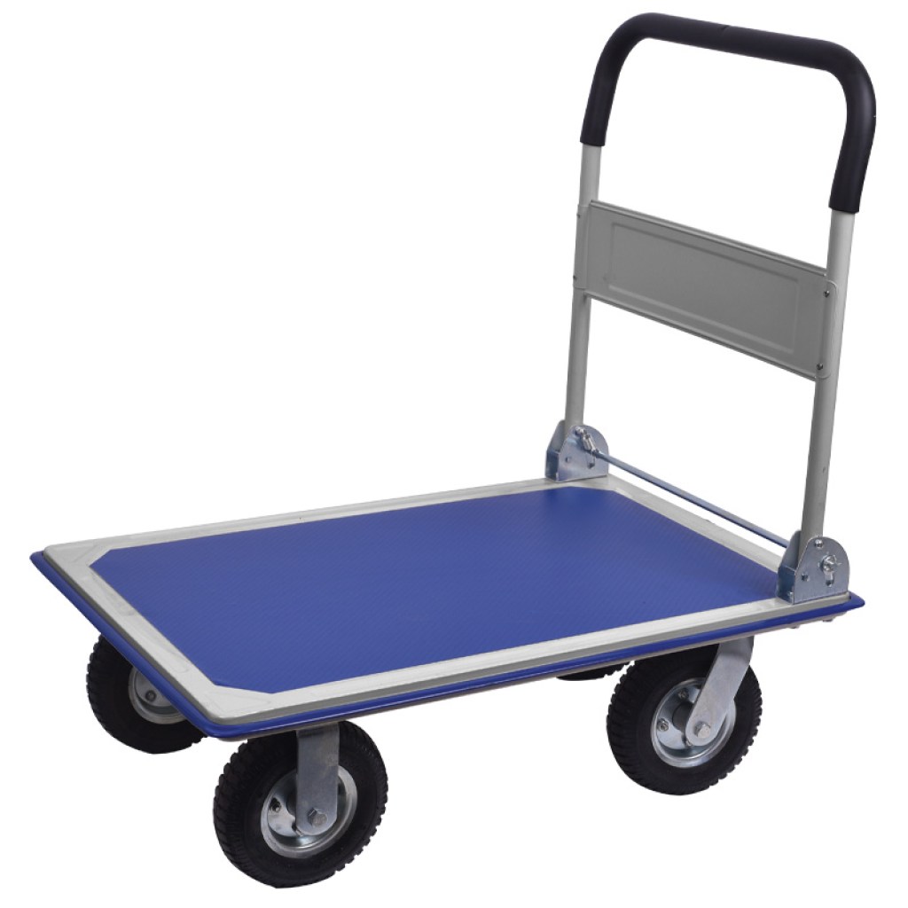 ΠΛΑΤΦΟΡΜΑ ΜΕΤΑΛΛΙΚΗ HEAVY DUTY 350 KG - 915Χ615 - 4 ΤΡΟΧΟΙ TPR Φ 220 mm