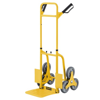 ΚΑΡΟΤΣΙ ΜΕΤΑΦΟΡΑΣ ΠΤΥΣΣΟΜΕΝΟ ΓΙΑ ΣΚΑΛΙΑ 120 KG - 3 ΤΡΟΧΟΙ ΣΥΜΠΑΓΕΙΣ 150 mm
