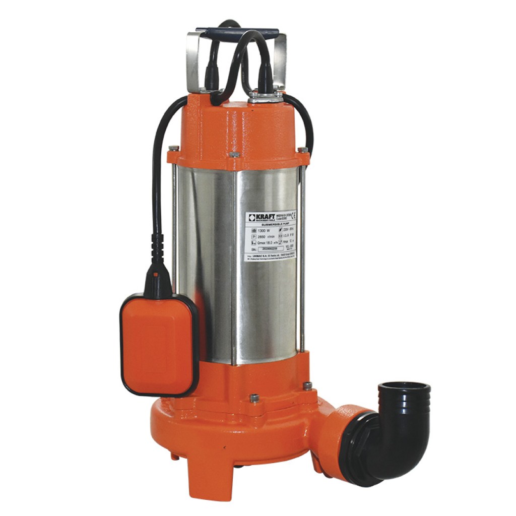 ΥΠΟΒΡΥΧΙΑ ΑΝΤΛΙΑ ΛΥΜΑΤΩΝ INOX ΜΕ ΚΟΠΤΗΡΑ 1300W