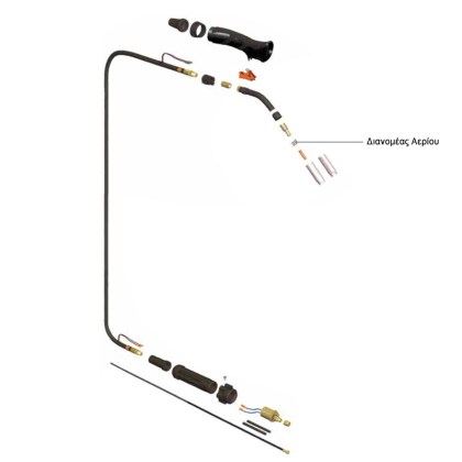 ΔΙΑΝΟΜΕΑΣ ΑΕΡΙΟΥ ΜΕ ΕΛΑΤΗΡΙΟ ΤΣΙΜΠ.ΗΛΕΚ. MIG N15