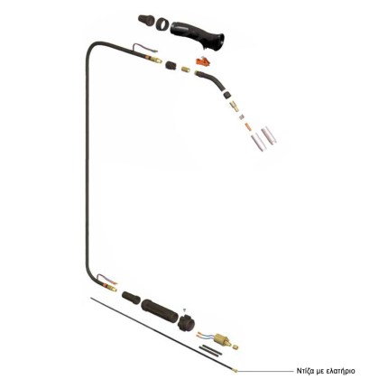 ΝΤΙΖΑ ΤΣΙΜΠΙΔΑΣ ΜΕ ΕΛΑΤΗΡΙΟ 5,4mt STEEL ΜΠΛΕ ΓΙΑ ΤΣΙΜΠ. MIG N15