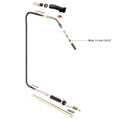ΑΚΡΟΦΥΣΙΟ (ΜΠΕΚ) CuCrZr D1.4mm ΤΣΙΜΠΙΔΑΣ MIG N40 & NW501