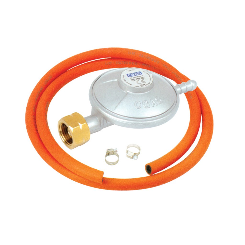 ΣΕΤ ΡΥΘΜΙΣΤΗ ΑΕΡΙΟΥ ΜΕ ΣΩΛΗΝΑ 120 cm ΚΑΙ 2 ΣΦΙΓΚΤΗΡΕΣ