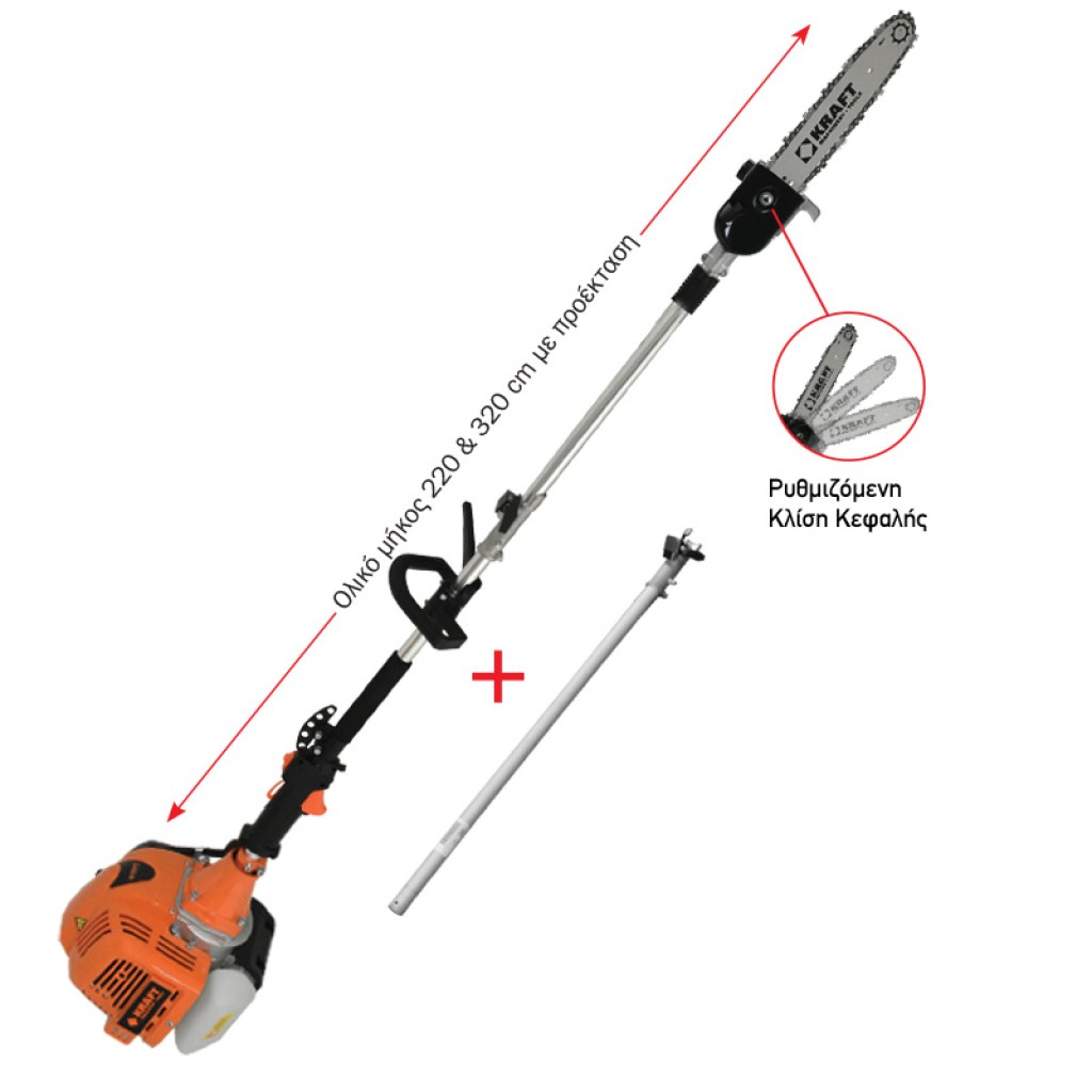 ΚΟΝΤΑΡΟΠΡΙΟΝΟ ΒΕΝΖΙΝΟΚΙΝΗΤΟ. 52cc, 3HP