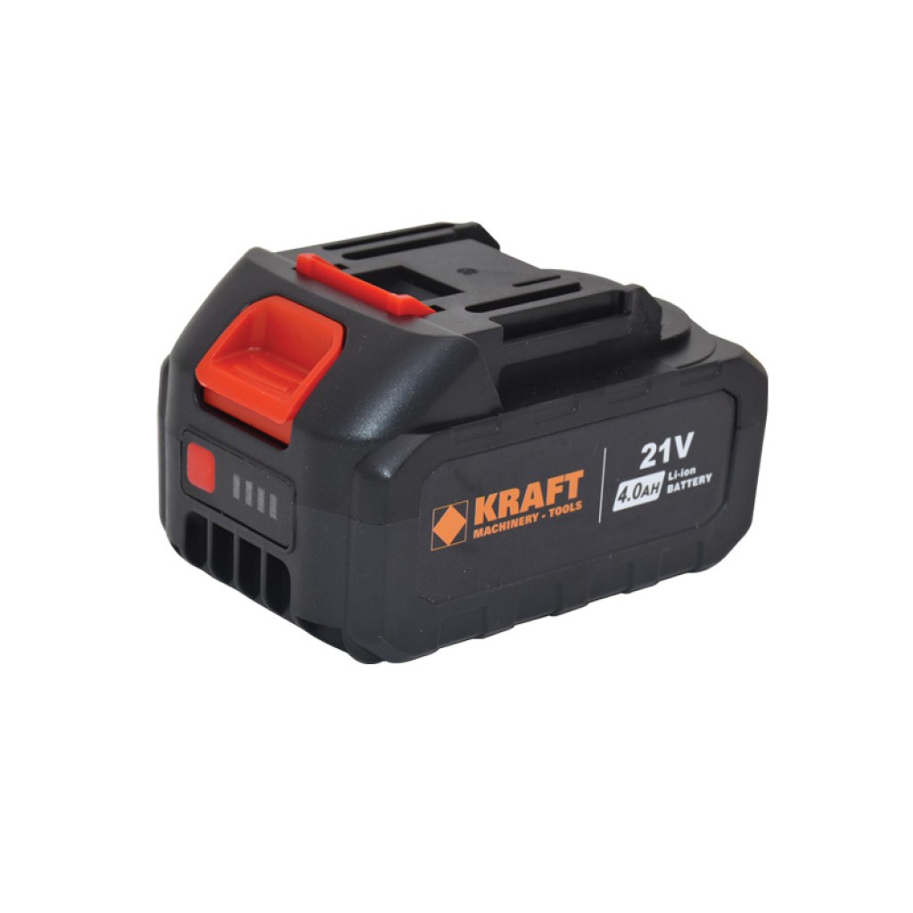 ΜΠΑΤΑΡΙΑ 21V 4.0Ah ΜΕ LED ΕΝΔΕΙΞΗΣ ΠΟΣΟΣΤΟΥ ΜΠΑΤΑΡΙΑΣ ΓΙΑ ΚΛΑΔΕΥΤΙΚΑ ΑΛΥΣΟΠΡΙΟΝΑ KRAFT 691147