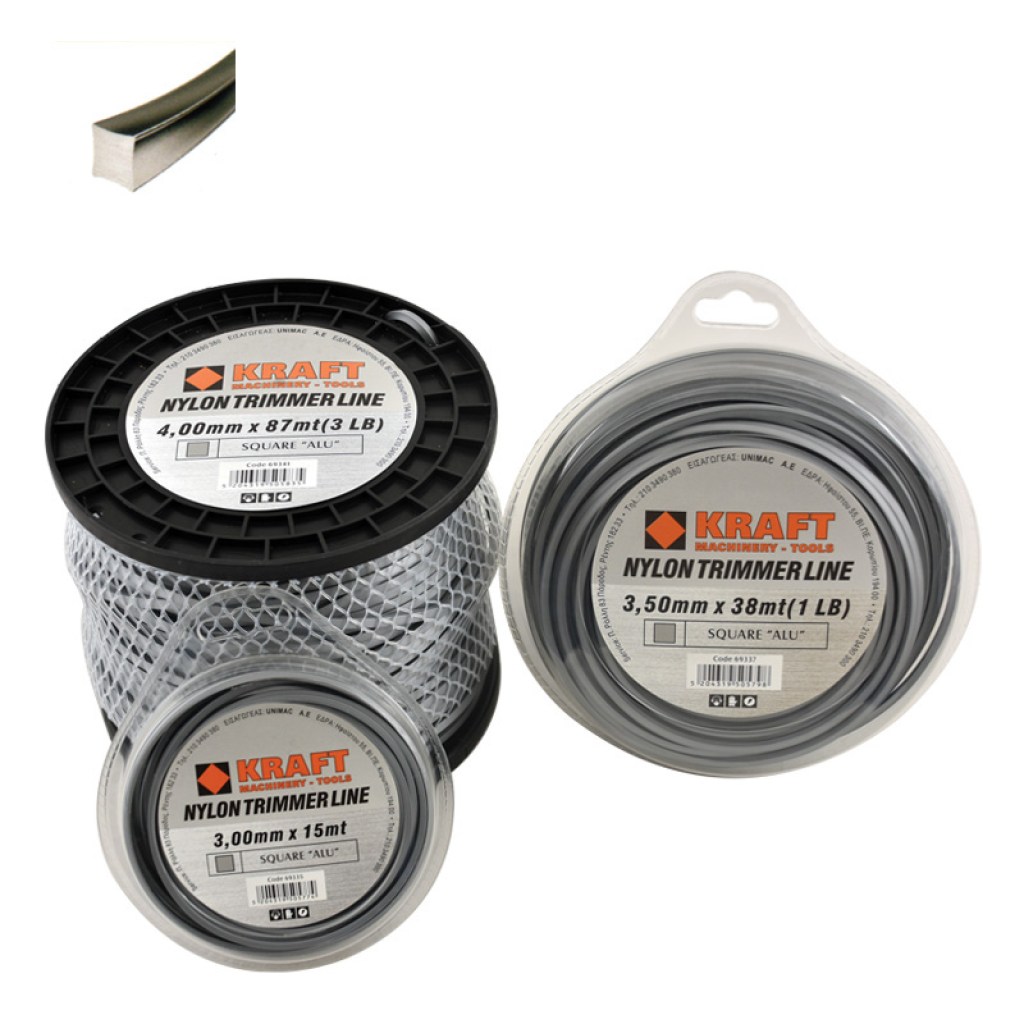 ΜΕΣΙΝΕΖΑ - ΝΗΜΑ ΚΟΠΗΣ ΤΕΤΡΑΓΩΝΗ ΑΛΟΥΜΙΝΙΟΥ  SQUARE 