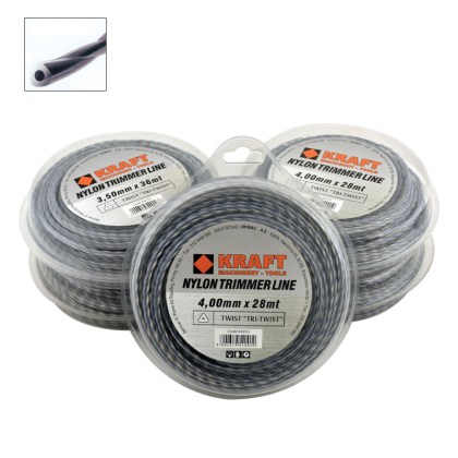 ΜΕΣΙΝΕΖΑ ΕΛΙΚΟΕΙΔΗΣ - ΝΗΜΑ ΚΟΠΗΣ TRI-TWIST Φ 3.50mm ΣΥΣΚΕΥΑΣΙΑ 36 ΜΕΤΡΑ (450gr)