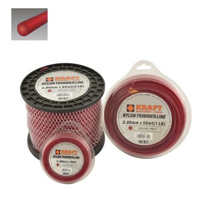 ΜΕΣΙΝΕΖΑ - ΝΗΜΑ ΚΟΠΗΣ ΣΤΡΟΓΓΥΛΟ ROUND ''PRO'' Φ 3.50mm ΣΥΣΚΕΥΑΣΙΑ 40 ΜΕΤΡΑ (450gr)