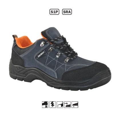 ΠΑΠΟΥΤΣΙΑ ΕΡΓΑΣΙΑΣ SUEDE  - S1P,SRC - ΜΑΥΡΑ/ΓΚΡΙ - EN ISO 20345:2011 - ΜΕΓΕΘΟΣ 43