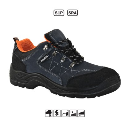 ΠΑΠΟΥΤΣΙΑ ΕΡΓΑΣΙΑΣ SUEDE  - S1P,SRC - ΜΑΥΡΑ/ΓΚΡΙ - EN ISO 20345:2011 - ΜΕΓΕΘΟΣ 46