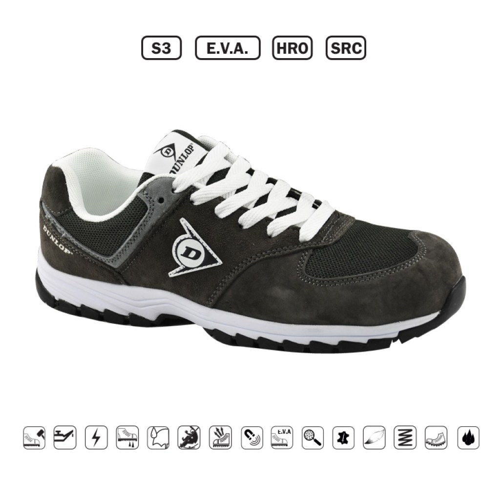 ΠΑΠΟΥΤΣΙΑ ΕΡΓΑΣΙΑΣ SUEDE+MESH FLYING ARROW - ΓΚΡΙ - S3,E.V.A.,HRO,SRC- ΜΕΓΕΘΟΣ40