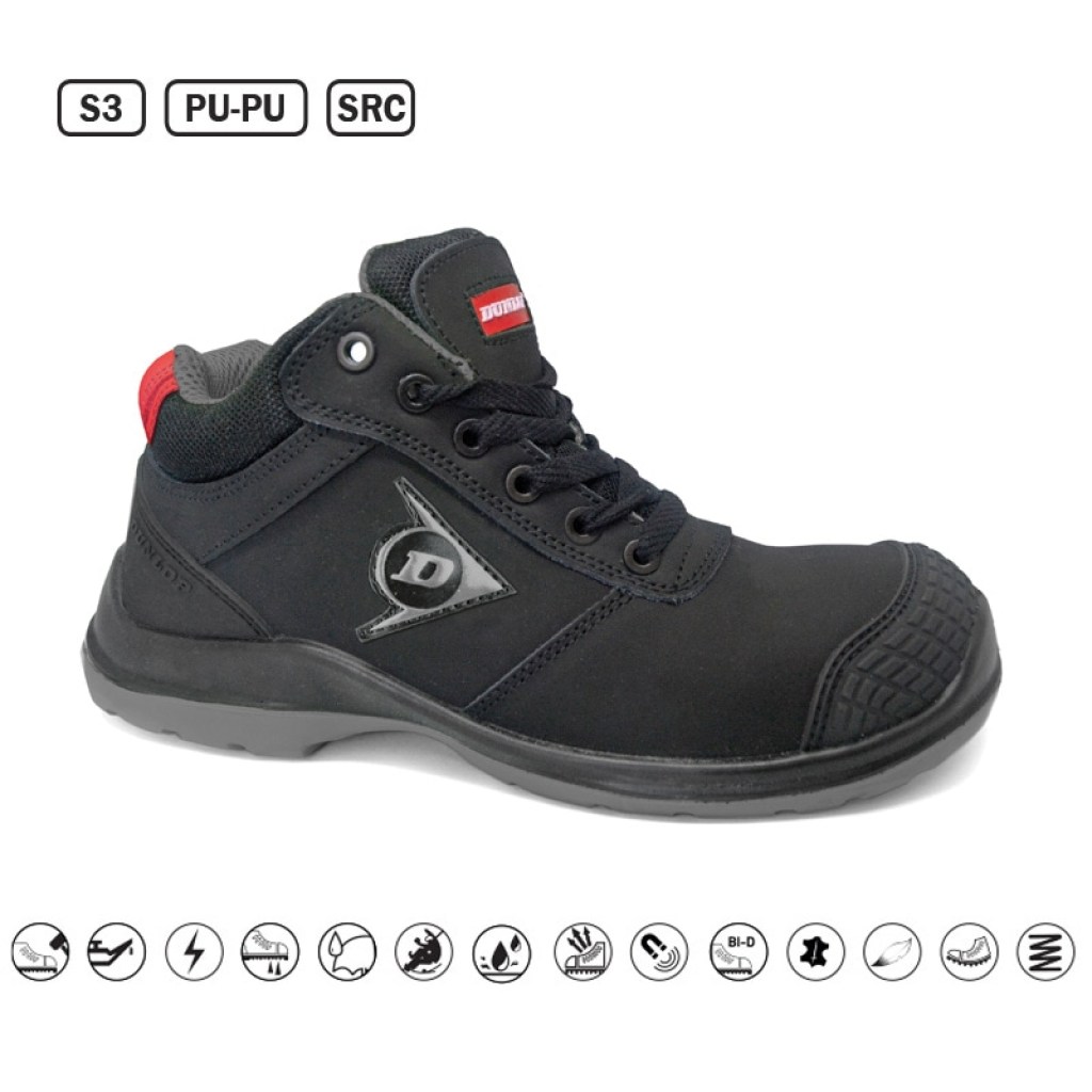 ΜΠΟΤ. DUNLOP FIRST ONE ADV-EVO ΜΑΥΡ/ΚΟΚ S3 ΜΕΓ.44