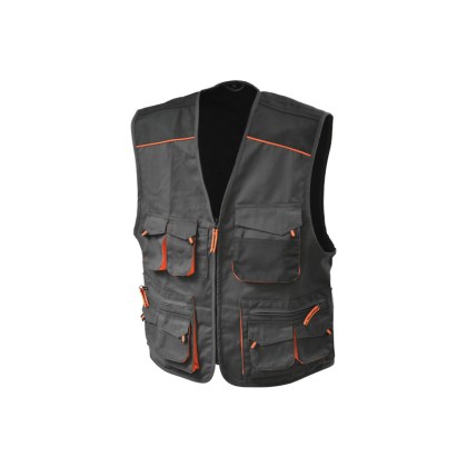 ΓΙΛΕΚΟ ΕΡΓΑΣΙΑΣ ME 11 ΤΣΕΠΕΣ ΓΚΡΙ - TETORON COTTON 270gr/m2 - EN ISO 20345:2011:  ΜΕΓΕΘΟΣ 2XL