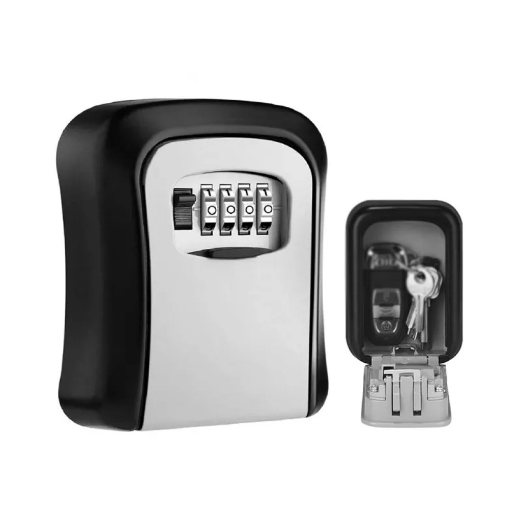 μεταλλική-επιτοίχια-κλειδοθήκη-με-συνδυασμό-4-ψηφίων-αδιάβροχη-key-safe-box