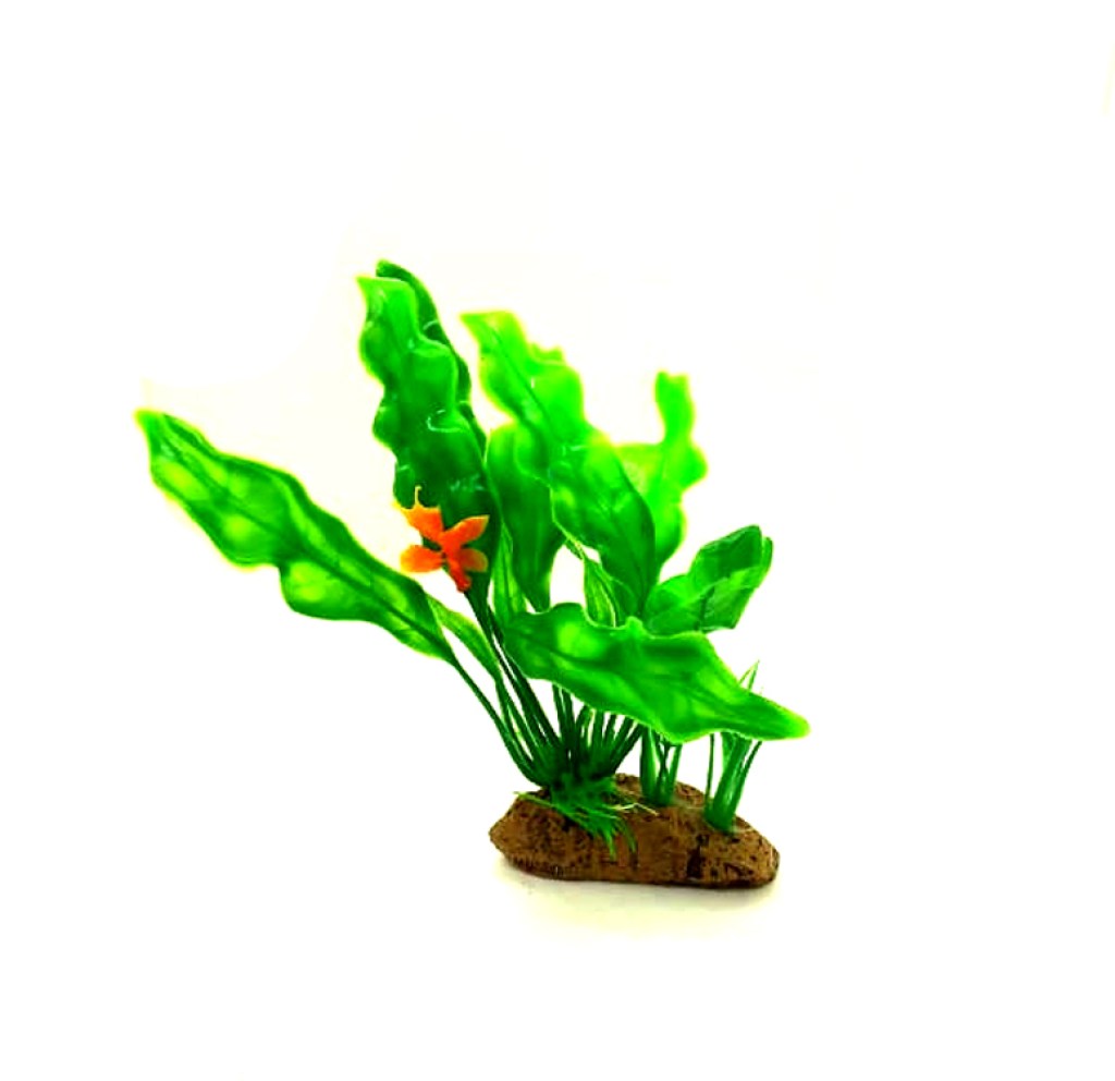 Πλαστικό Φυτό Ενυδρείου Διακοσμητικό 20cm