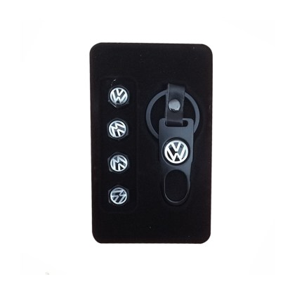 Βαλβίδες αυτοκινήτου Air Cap 4 τεμ. Volkswagen σετ με μπρελόκ Volkswagen YX-007