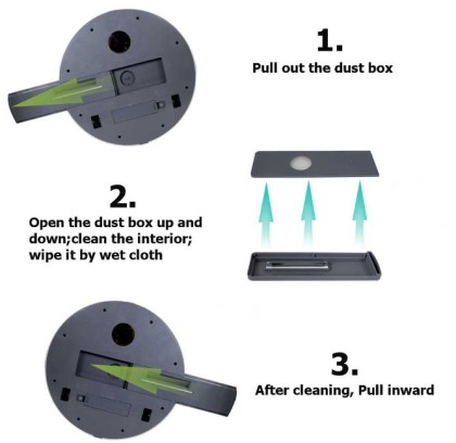 Έξυπνη Ηλεκτρική Επαναφορτιζόμενη Σκούπα 