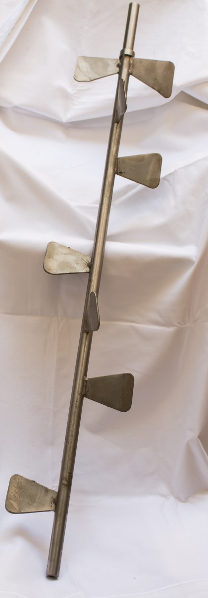 Άξονας Ανάδευσης (αφαίρεσης κοτσανιών) ΙΝΟΧ για Σπαστήρες