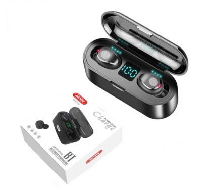 Ακουστικά Bluetooth, ακουστικά αφής στο αυτί, ασύρματη θήκη φόρτισης με ψηφιακή οθόνη μπαταρίας R16