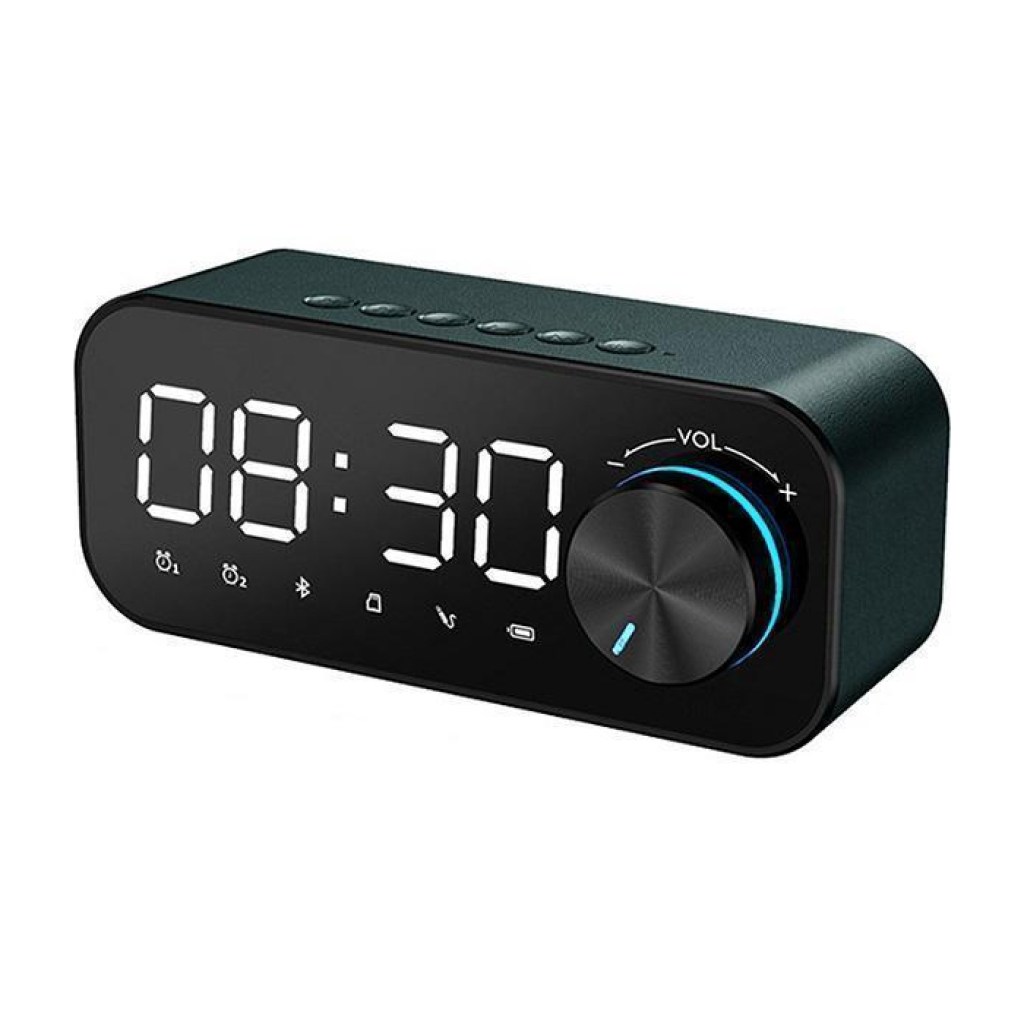 επιτραπέζιο-επαναφορτιζόμενο-ηχείο,-ρολόι-ξυπνητήρι-andowl-q-yx126