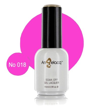 Βερνίκι Ημιμόνιμο Επαγγελματικό Carmine Rose 018 15ml-0.5fl.oz ANGELACQ